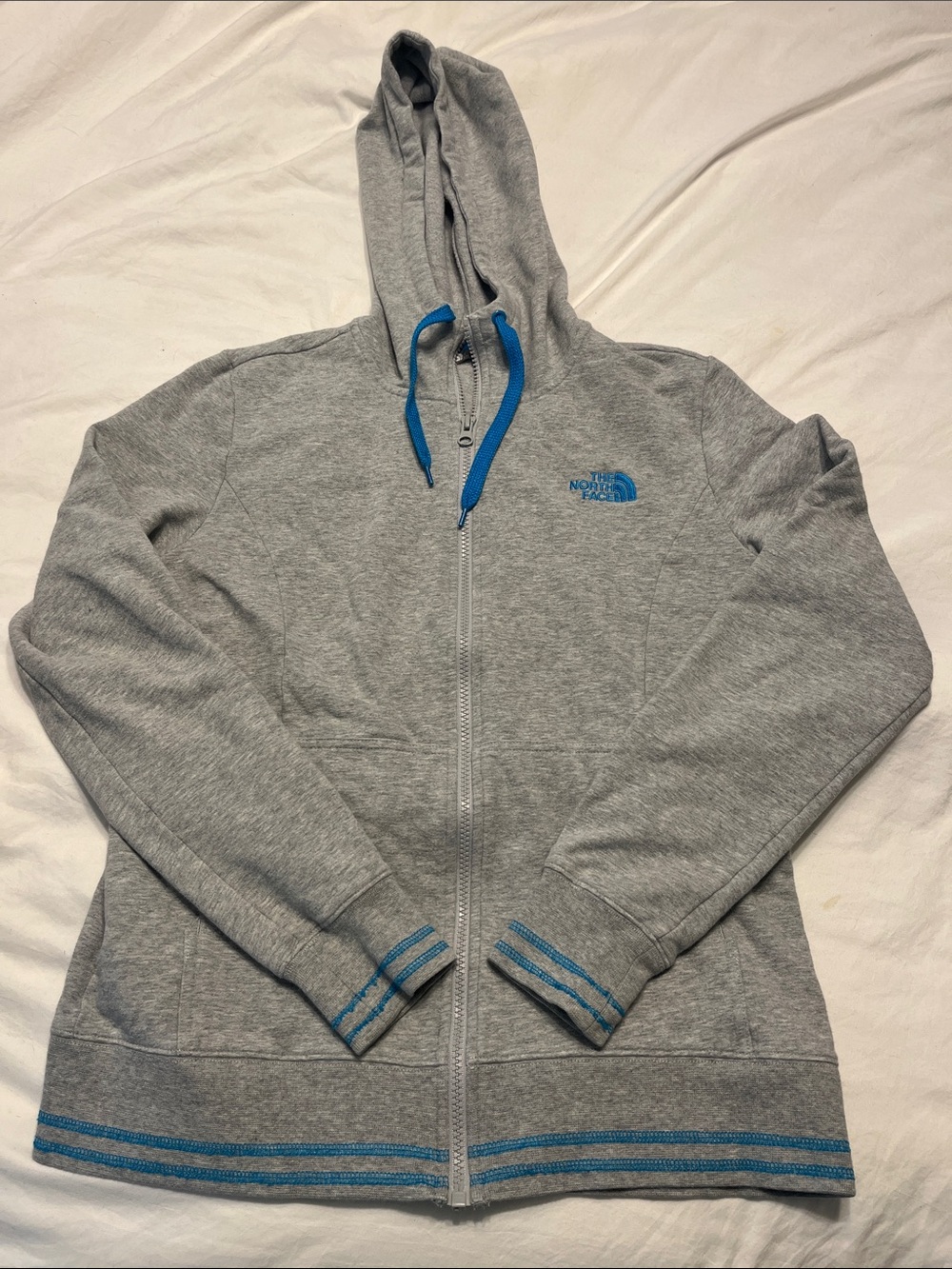 The North Face Grey Full Zip Hoodie